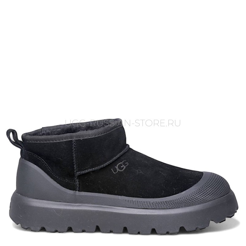 UGG Mens Ultra Mini Hybrid Black 11