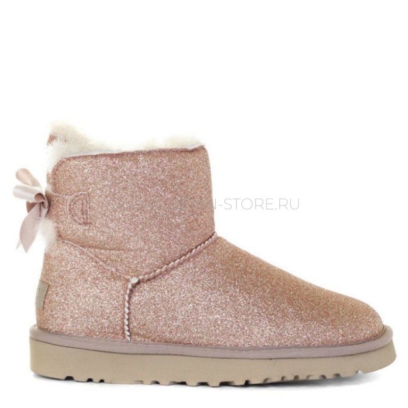 UGG Bailey Bow Sparkle Mini Gold 11