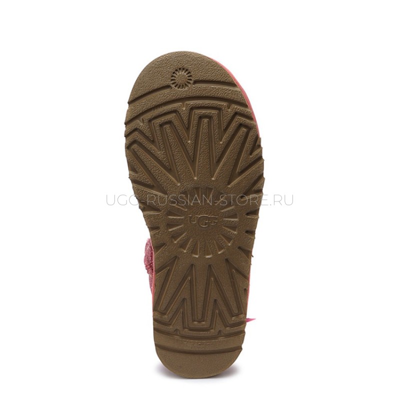 UGG Bailey Bow Sparkle Mini Red 22