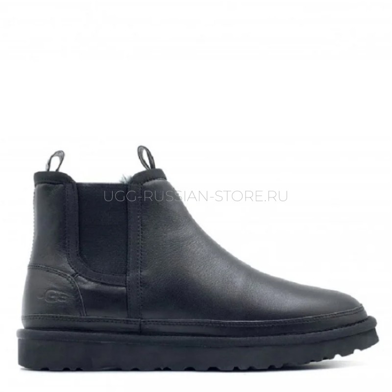 UGG Chelsea Black Leather 11