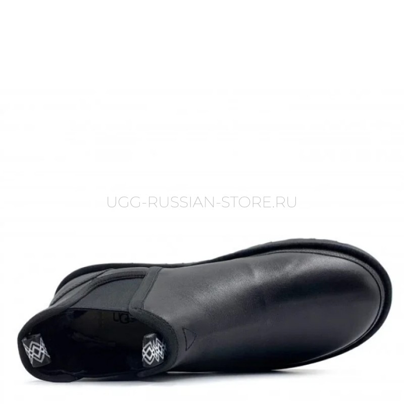 UGG Chelsea Black Leather 22