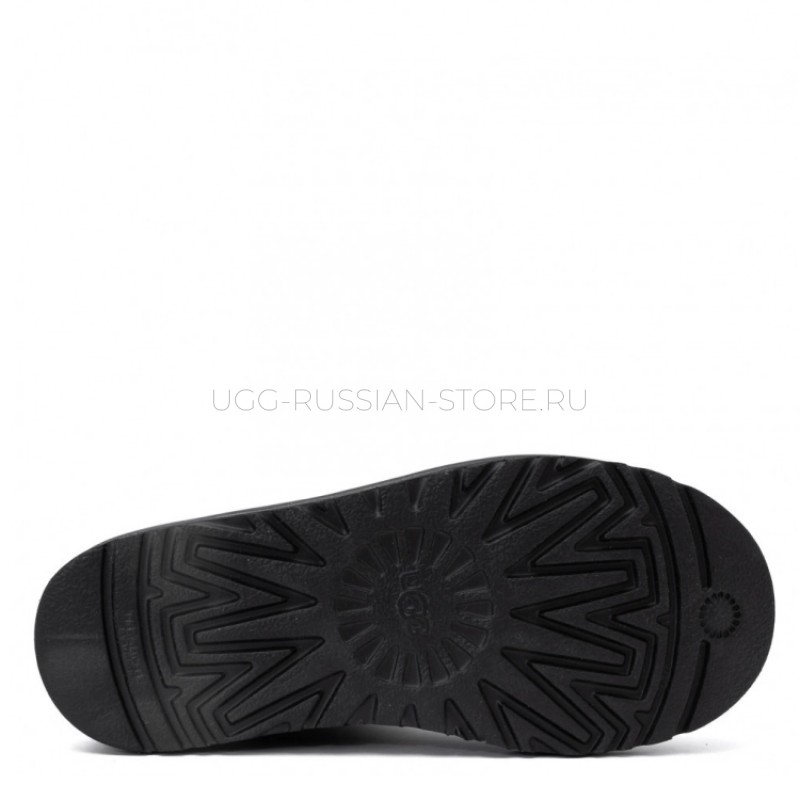 UGG Classic Mini II Black Leather 22
