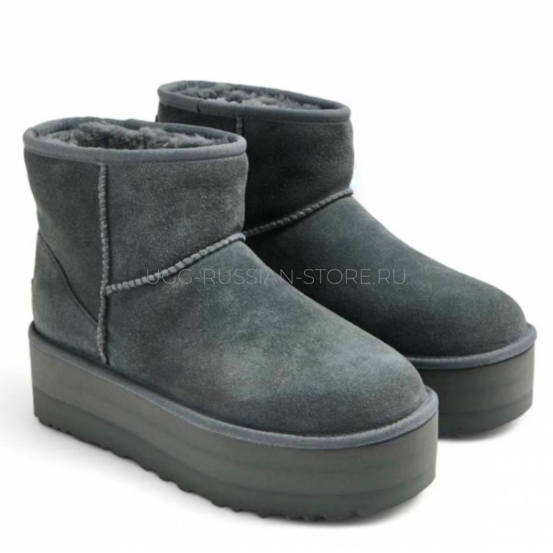 UGG Classic Mini Platform Grey 22
