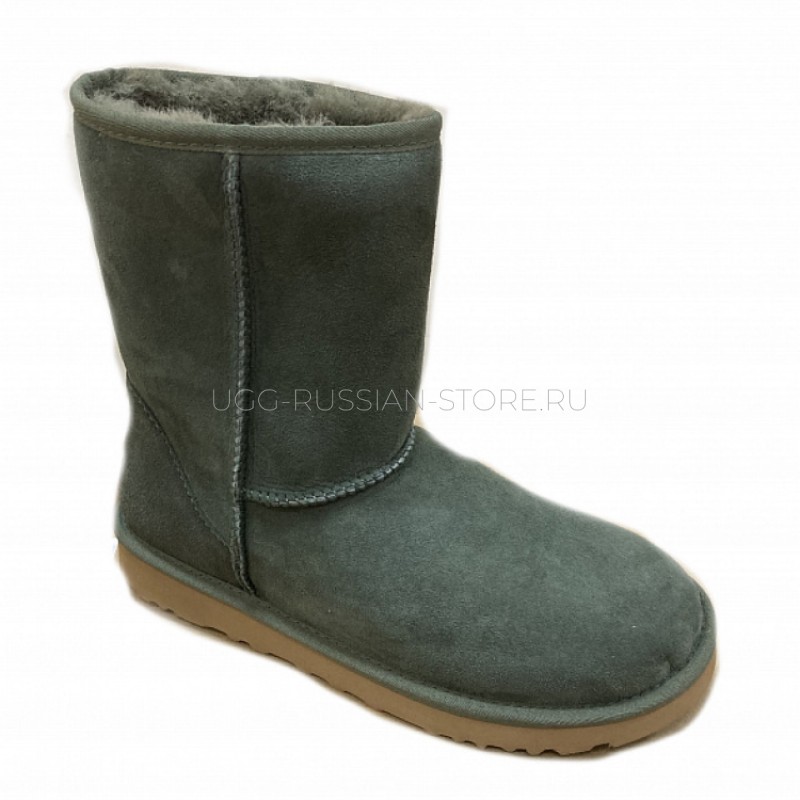 UGG Classic Short Brunt Olive 22