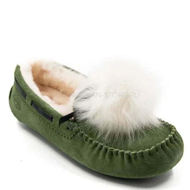 UGG Dakota Green Pom Pom 22