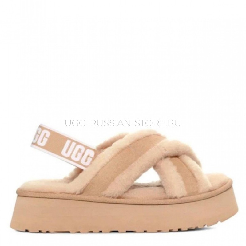 UGG Disco Cross Slide Sand 11