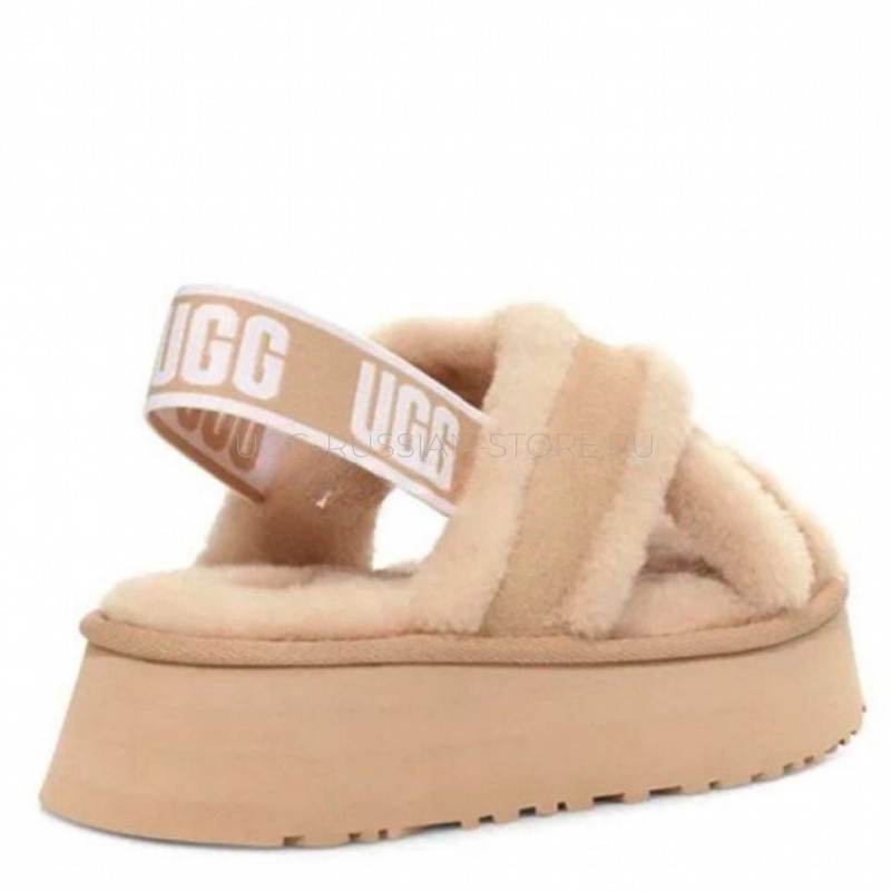 UGG Disco Cross Slide Sand 22