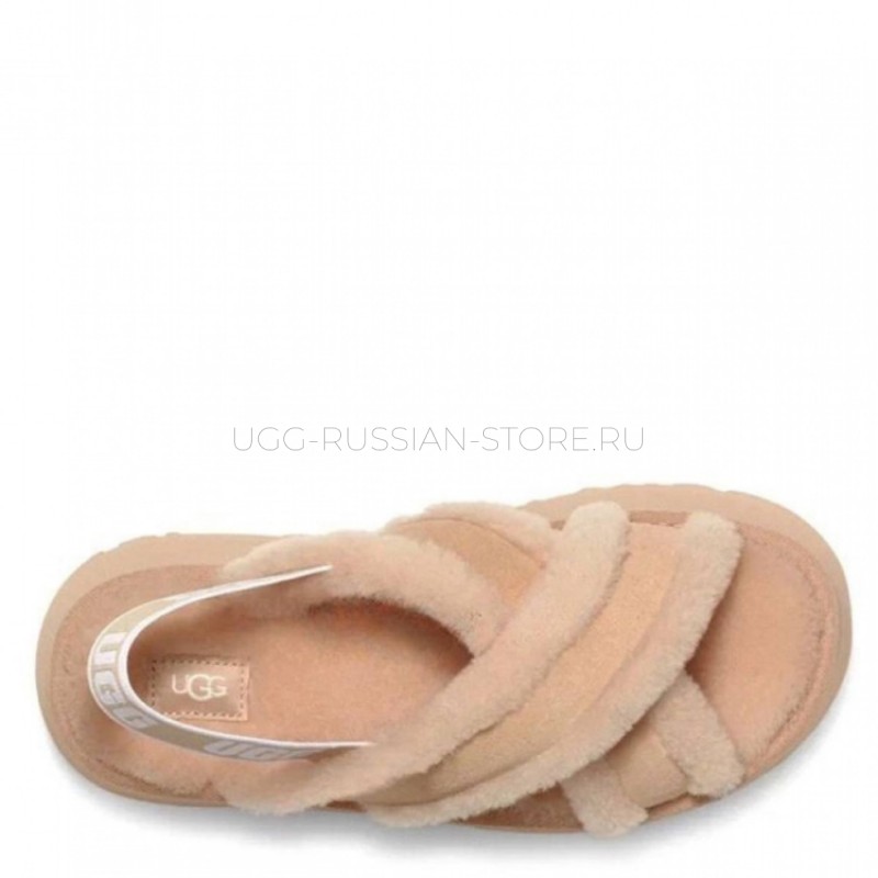 UGG Disco Cross Slide Sand 22