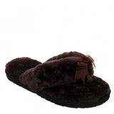 UGG Fluff Flip Flop II Chocolate
