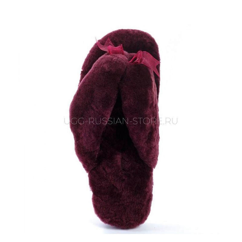 UGG Fluff Flip Flop II Dark Purple 22