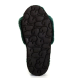UGG Fluff Slide Slippers Dark Green