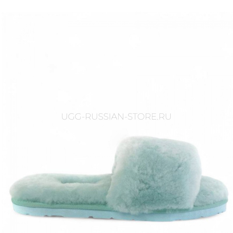 UGG Fluff Slide Slippers Lake Blue 11
