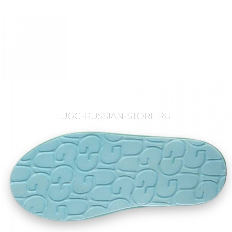 UGG Fluff Slide Slippers Lake Blue 22