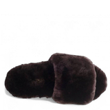 UGG Fluff Slide Slippers Chocolate