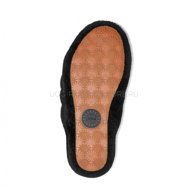 UGG Fluff Yeah Slide Black 22