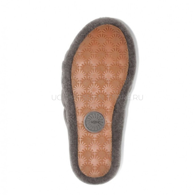UGG Fluff Yeah Slide Grey 22