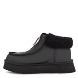 UGG Funkette Platform Boots Leather Black