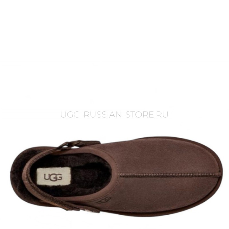 UGG Goldenstar Clog Platform Chocolate 22
