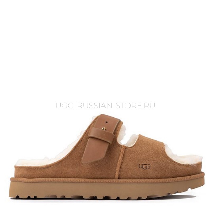 UGG Greenport Strap Slide Chestnut 11