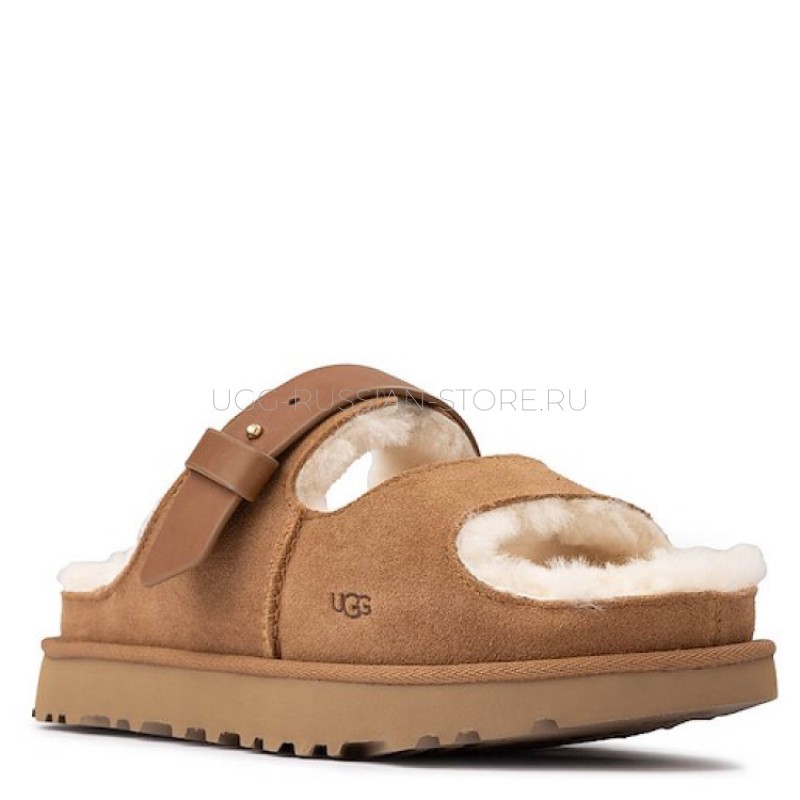 UGG Greenport Strap Slide Chestnut 22