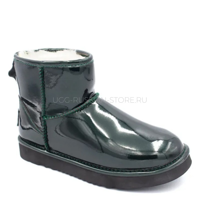 UGG Jimmy Choo Mini Patent II Green 22