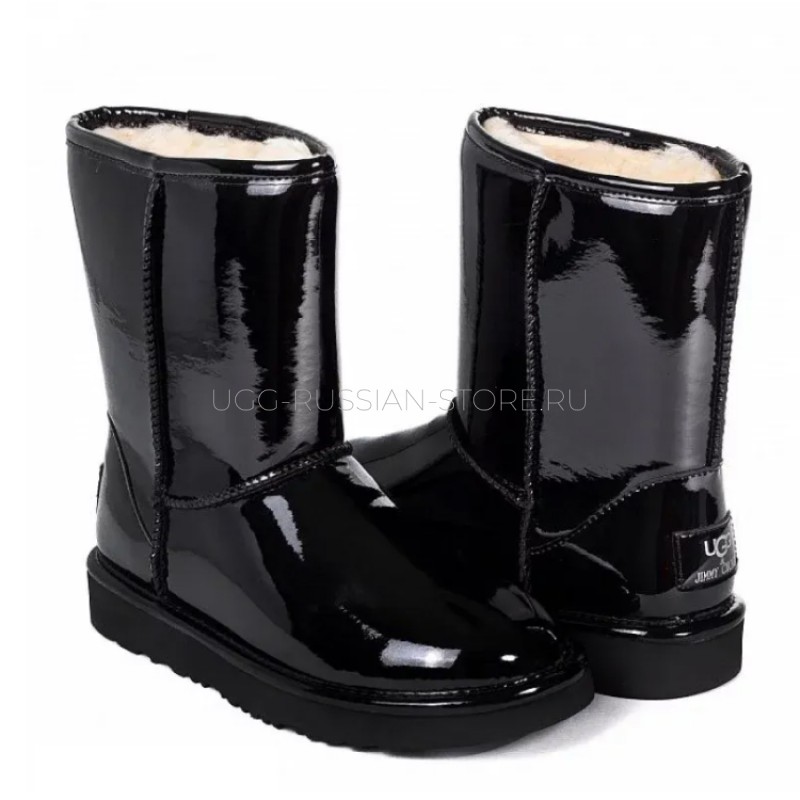 UGG Jimmy Choo Patent II Black 22