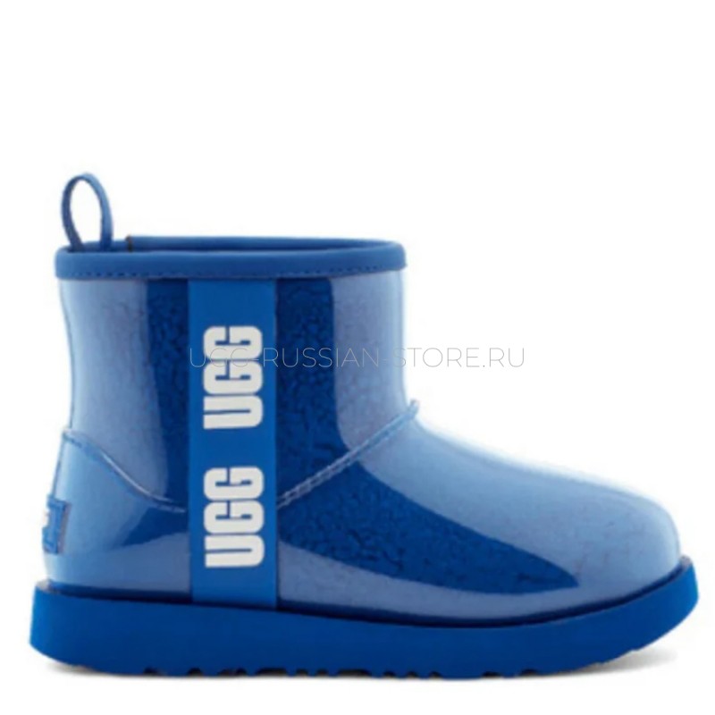 UGG Kids Clear Classic Mini II Blue 11
