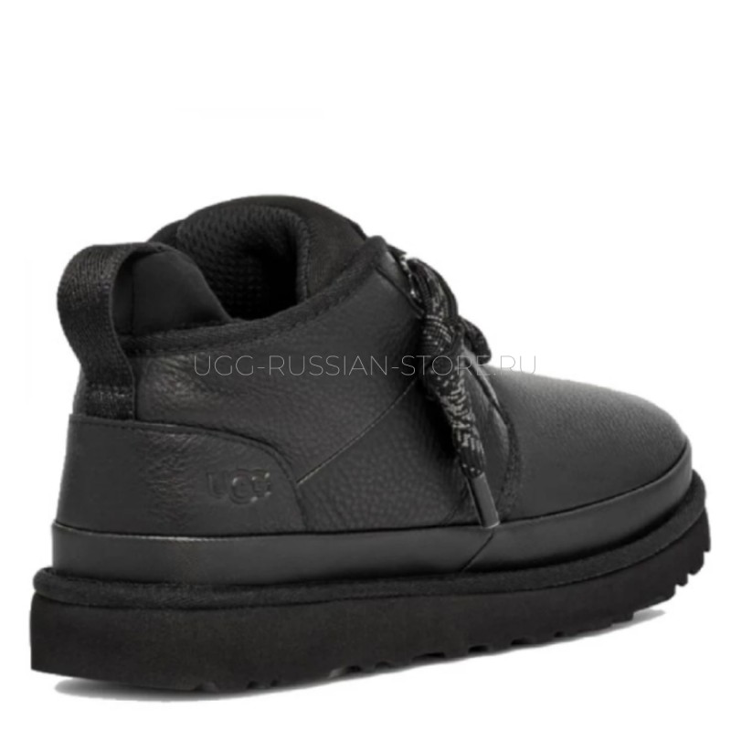 UGG Neumel FT Black Leather 22
