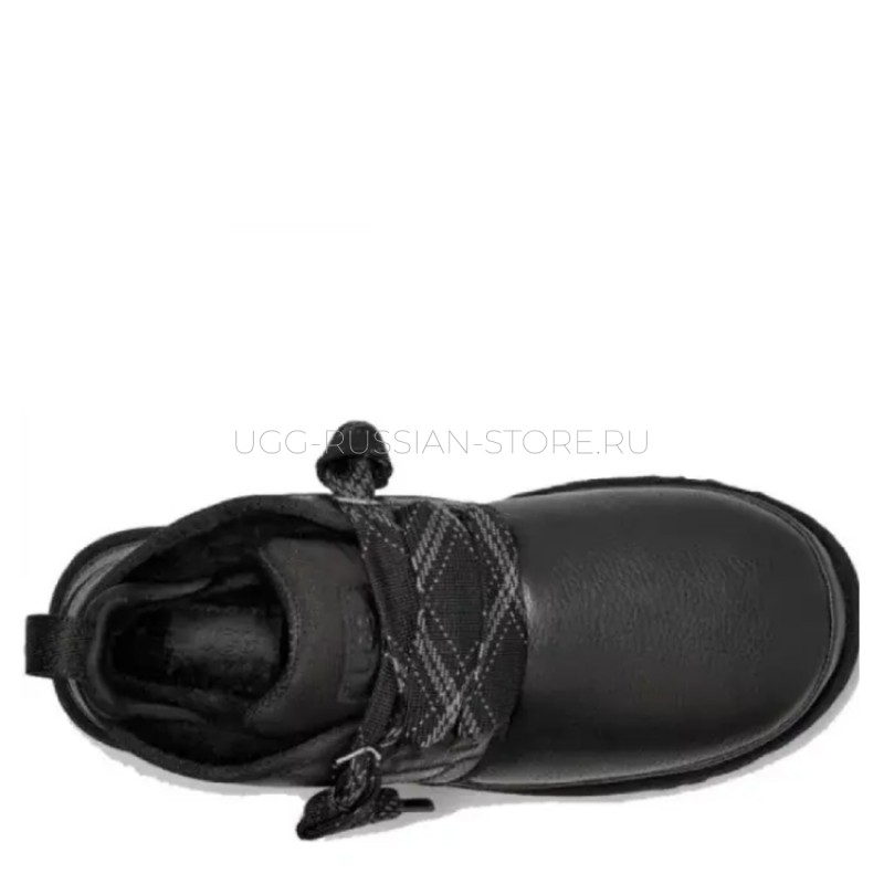 UGG Neumel FT Black Leather 22
