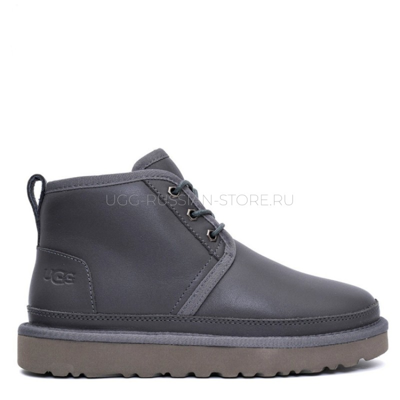 UGG Neumel Leather Grey 11