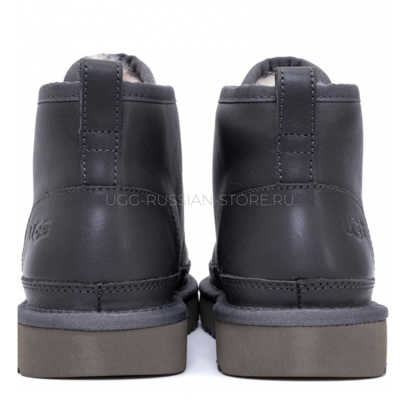 UGG Neumel Leather Grey 22
