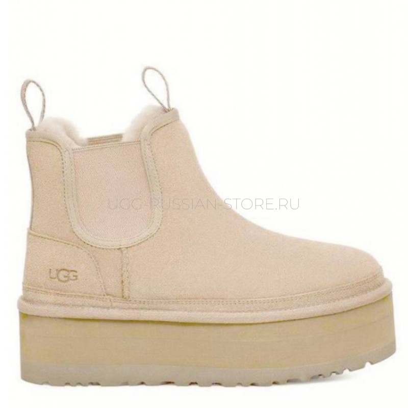 UGG Neumel Platform Chelsea Sand 11