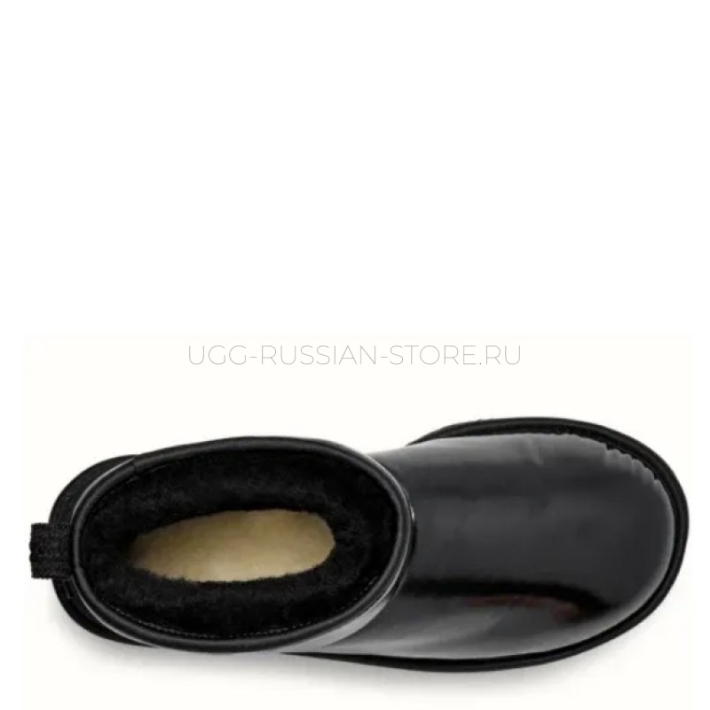 UGG Ultra Mini Platforma High Shine Black 22