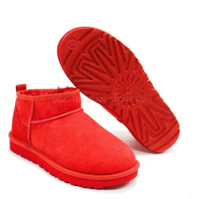 UGG Ultra Mini Samba Red 22