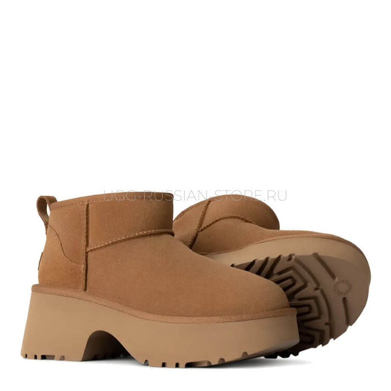 UGG Ultra Mini New Heights Chestnut 22