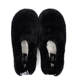 UGG Hailey Fluff Slippers Black