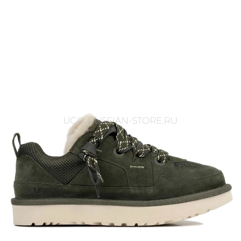 UGG Men's Lowmel Sneaker Lo Dark Green 11