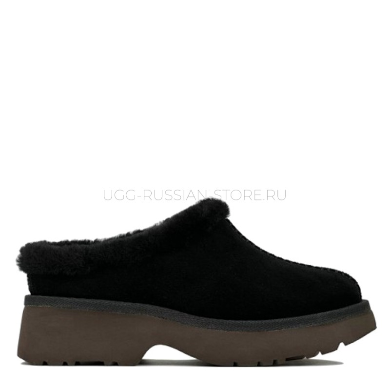 UGG New Heights Cozy Clog Black 11