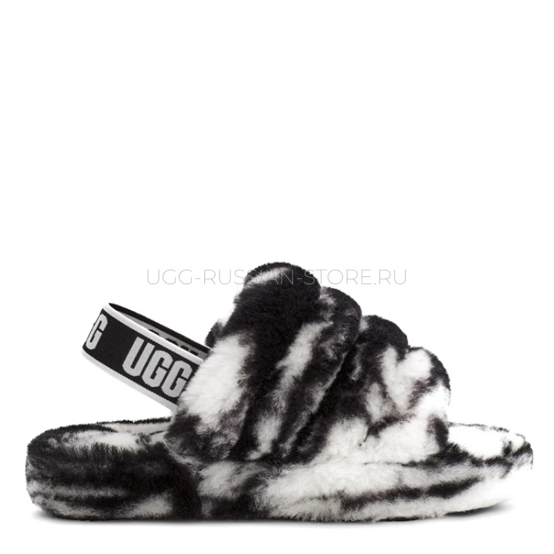 UGG Oh Yeah Marble Black White 11