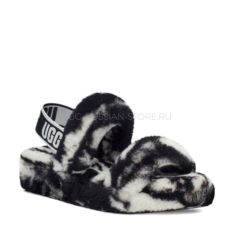 UGG Oh Yeah Marble Black White 22