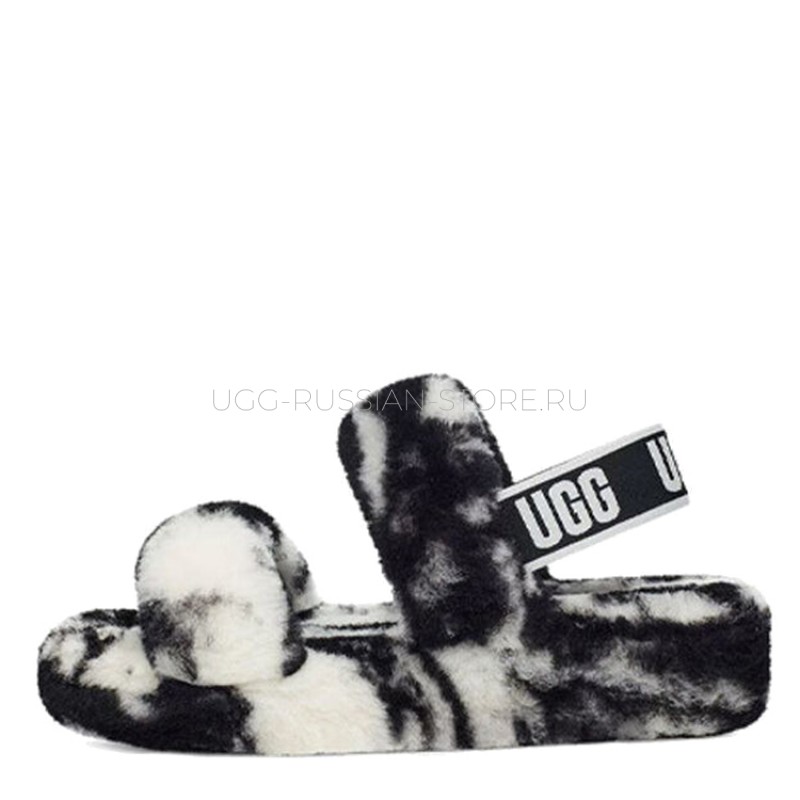 UGG Oh Yeah Marble Black White 22