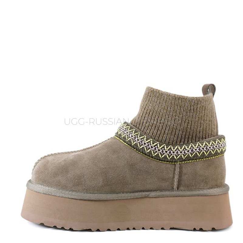 UGG Tazz Knit Platform Antilope 22