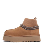 UGG Tazz Knit Platform Chestnut
