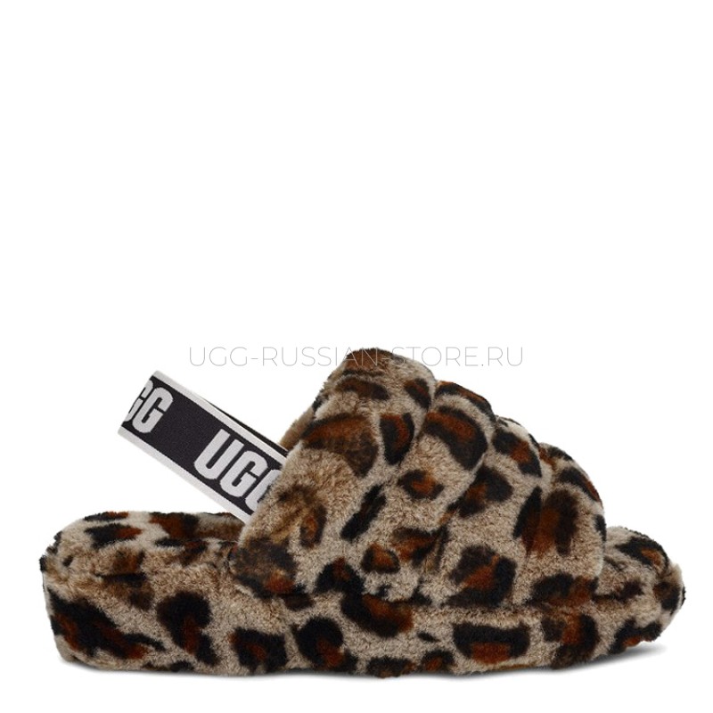 UGG Fluff Yeah Slide Leopard 11