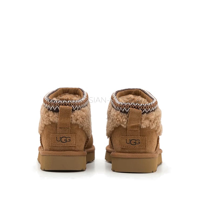 UGG Ultra Mini Maxi Curly Boot Chestnut 22