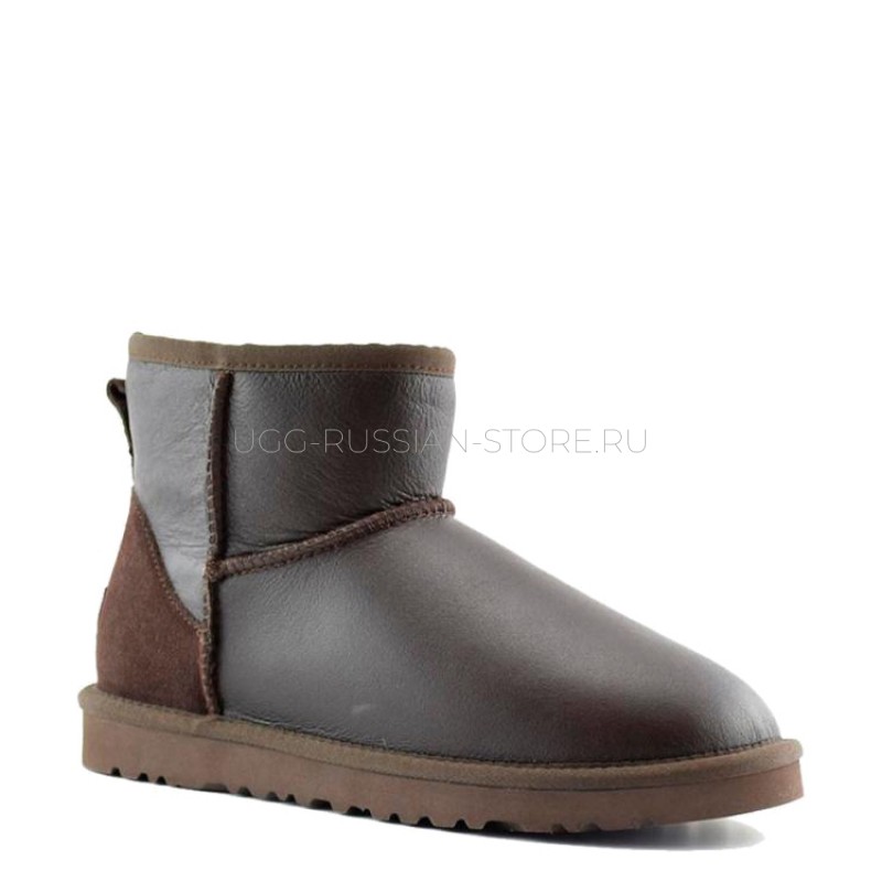 UGG Men's Classic Mini Metallic Chocolate 22