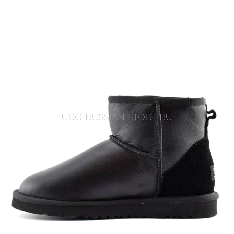 UGG Men's Classic Mini Metallic Black 22