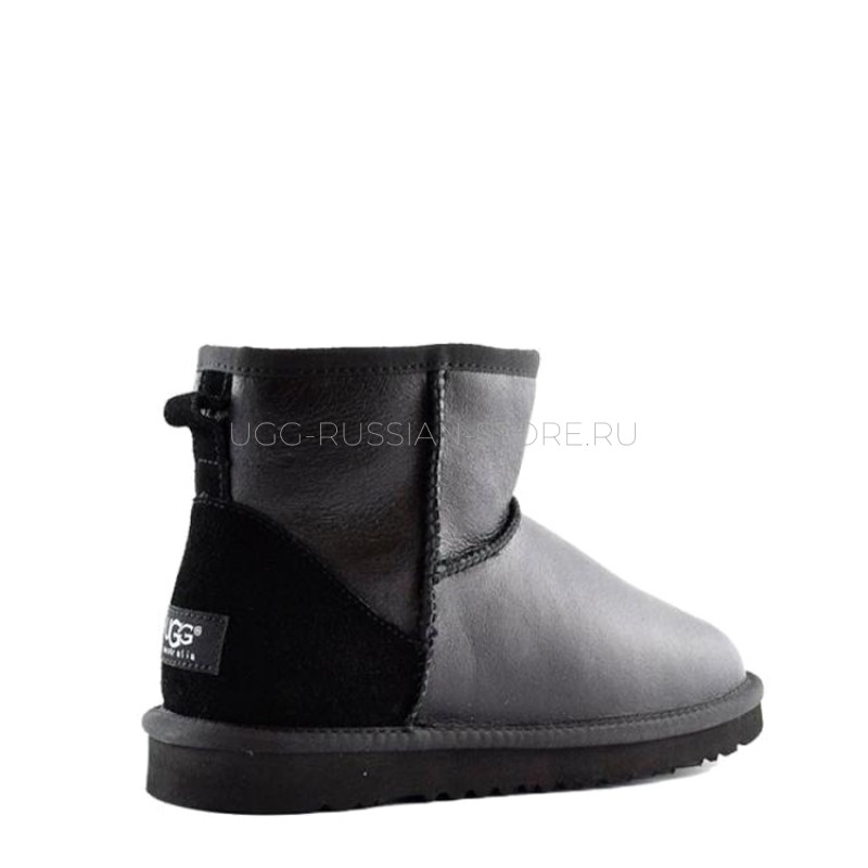 UGG Men's Classic Mini Metallic Black 22