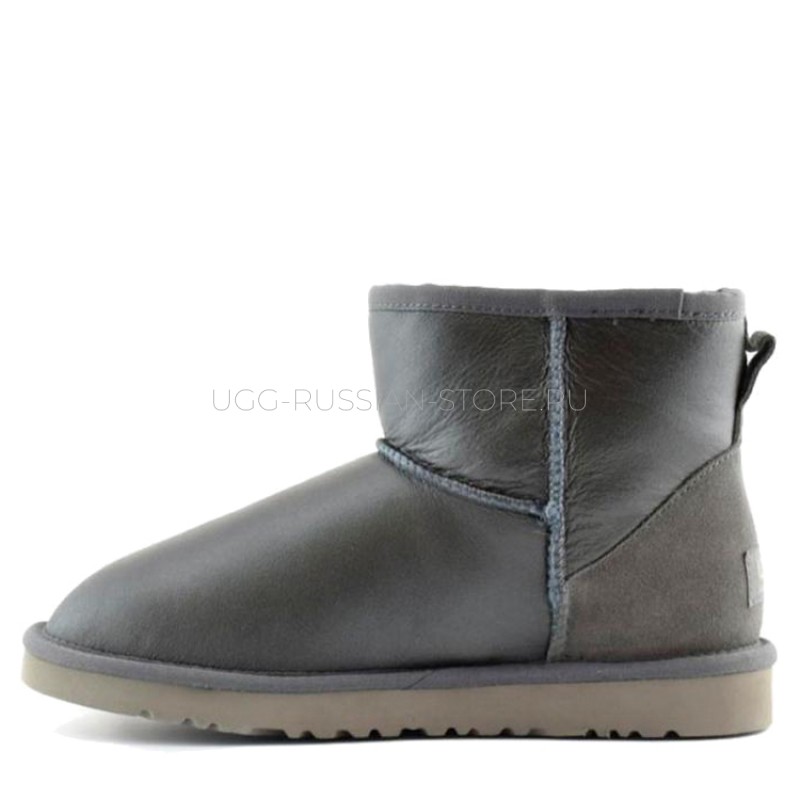 UGG Men's Classic Mini Metallic Grey 22