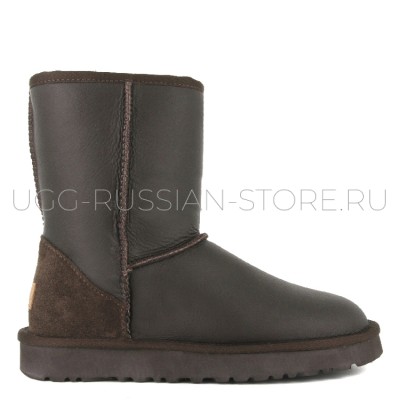 MENS Classic Short Metallic Chocolate